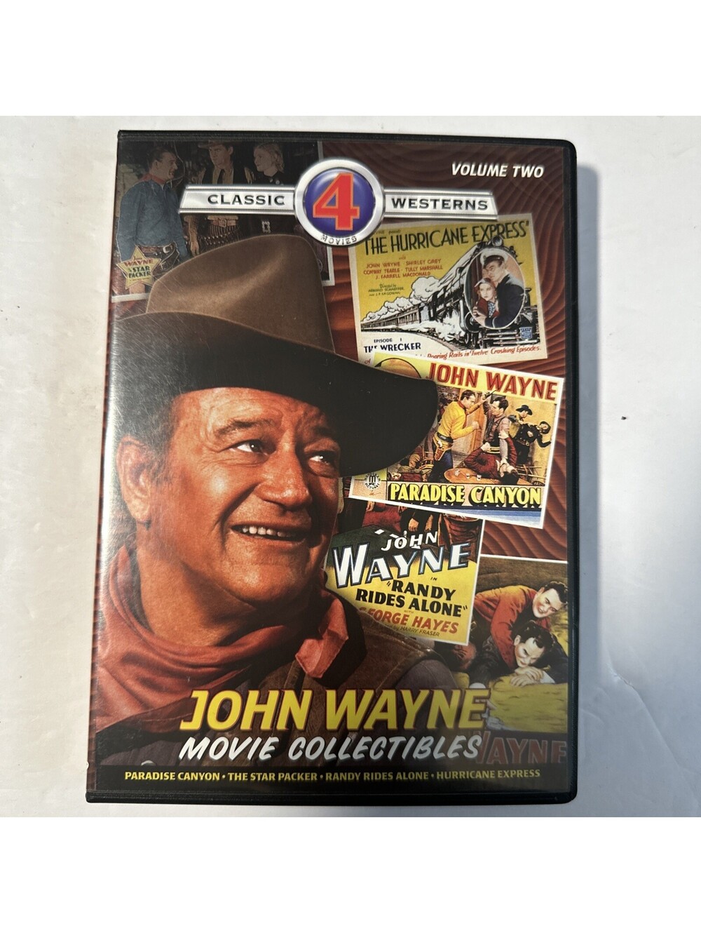 John Wayne Movie Collectibles Volume Two Classic 4 Westerns DVD